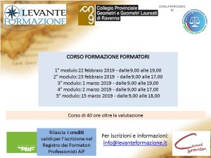 Corso FORMATORI